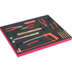 Module mousse Fit&Go 3/3, outils de frappe et de coupe et pinces - 13 Pcs - Bahco | FF1A154