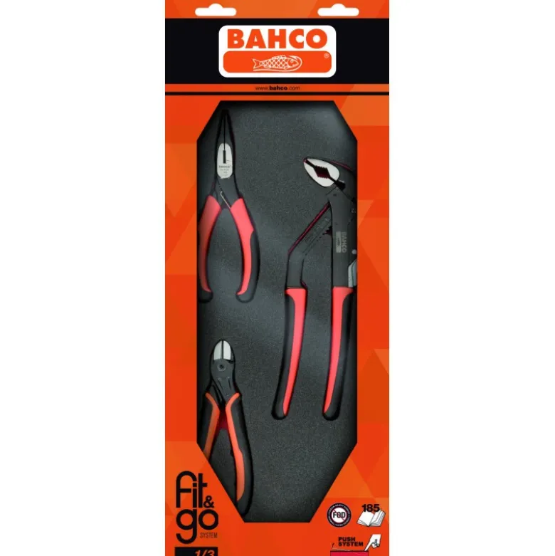 Module mousse Fit&Go 1/3, pinces - 3 Pcs emballage individuel - Bahco | FF1E4003EH