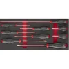 Module mousse 9 tournevis Protwist plats - FACOM FRANCE | MODM.AT4PB