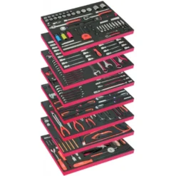 8 modules mousse pour la réparation automobile - 357 Pcs - Bahco | FF1ASET-AUTO
