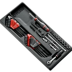 Module XL cliquet douilles 1/4'' + 2 JP Facom | MOD.R161-46PB