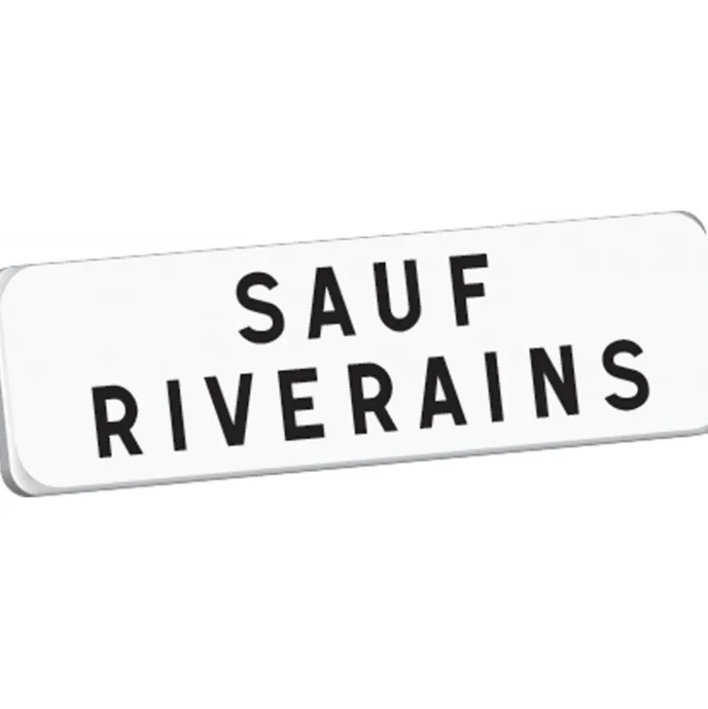 M9 T1 700 BLANC SAUF RIVERAINS TALIAPLAST | 525353