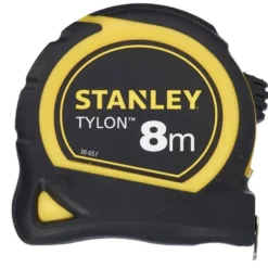 MÈTRE A RUBAN MESURE 8M X 25MM BI MATIÈRE TYLON STANLEY 1-30-657
