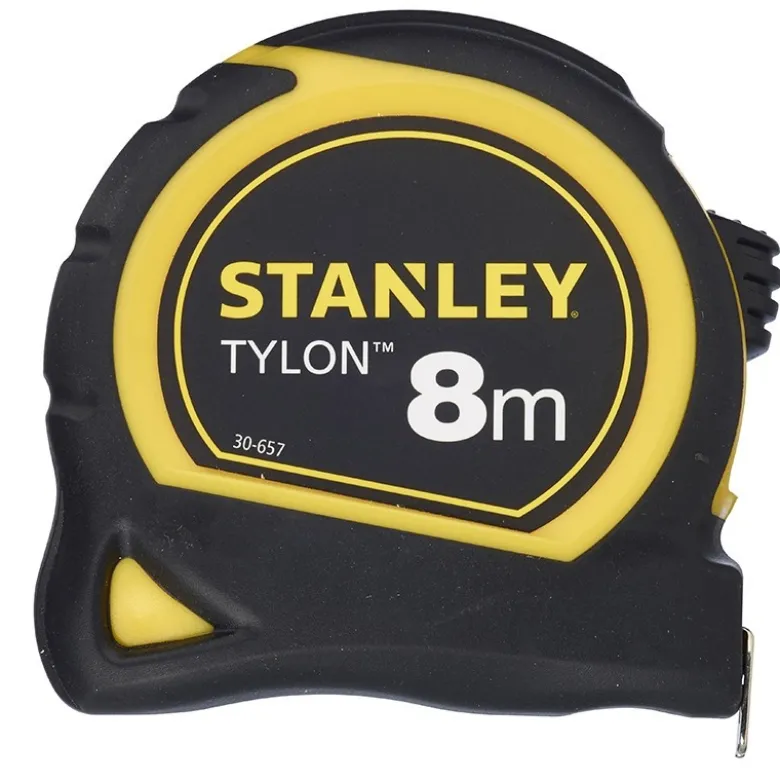 MÈTRE A RUBAN MESURE 5M X 19MM BI MATIÈRE TYLON STANLEY 0-30-697