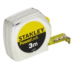 MÈTRE A RUBAN MESURE 3M X 12,7MM POWERLOCK CLASSIC METAL STANLEY 1-33-218