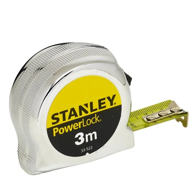MÈTRE A RUBAN MESURE 3M X 19MM POWERLOCK STANLEY 0-33-522