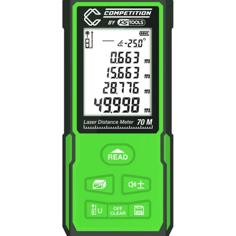 Mètre laser COMPETITION, jusqu’à 70 m - KSTools | 512.3000