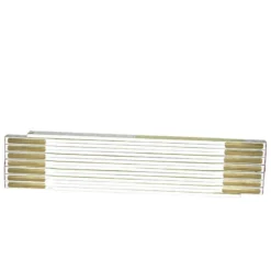 MÈTRE PLIANT, MESURE PLIANTE 2M X 17MM BOIS BLANC-JAUNE STANLEY 0-35-458