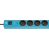 Multiprise hugo! 4 prises avec parasurtenseur 19.500 A Bleue Brennenstuhl | 1150611384