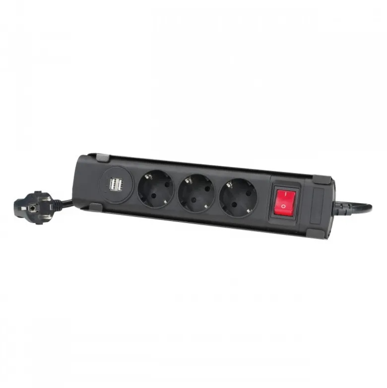 MULTIPRISE MAGNÉTIQUE COMPATIBLE UE GRISE - Blister - Milwaukee | 4932501310