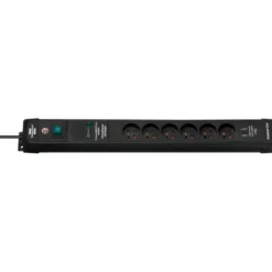 Multiprise Premium-Line avec parasurtenseur 60000A, prises-chargeur USB, filtre - Brennenstuhl | 1951161502