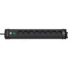 Multiprise Premium Plus 8 prises avec interrupteur, noire, 3m H05VV-F 3G1,5 - Brennenstuhl | 1156001068