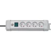 Multiprise Premium Plus 4 prises avec interrupteur, grise, 1,8m H05VV-F 3G1,5 - Brennenstuhl | 1390551064