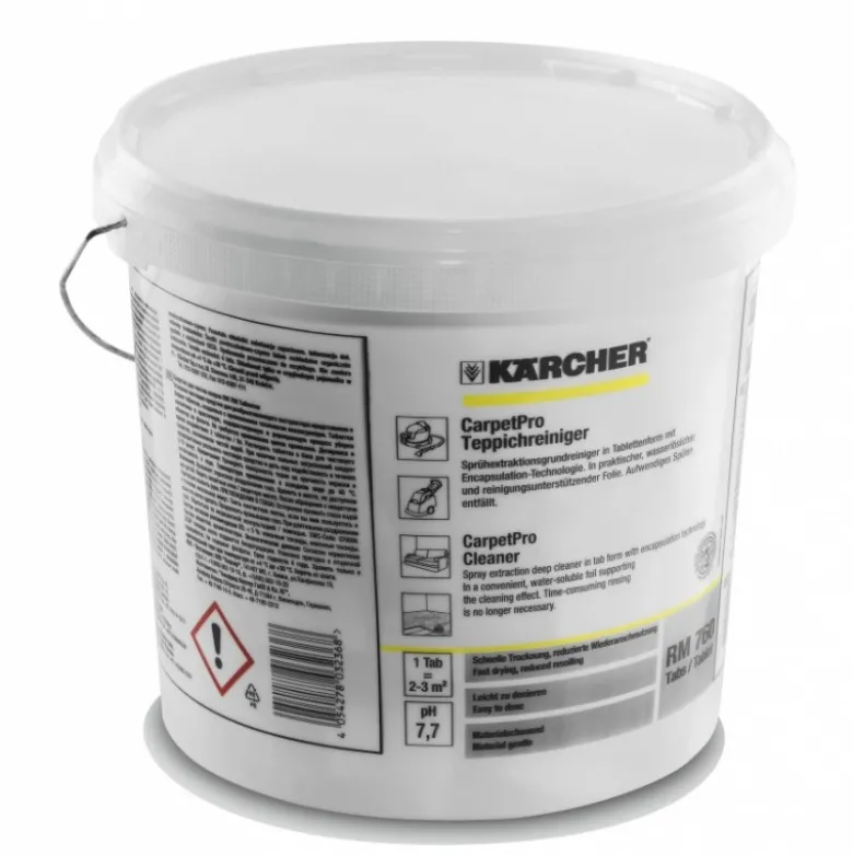 Nettoyant pour moquettes RM 760 CarpetPro en tablettes Karcher | 6.295-851.0