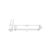 NIVEAU A SEMELLE MAGNETIQUE 80 CM - SAM | 166-80MN