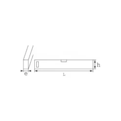 NIVEAU A SEMELLE MAGNETIQUE 50 CM - SAM | 166-50MN