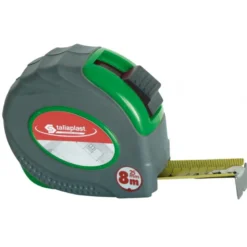OCTUPLE METRE BOITIER VERT BI-MATIERE 25MM (BLISTER) TALIAPLAST | 490763