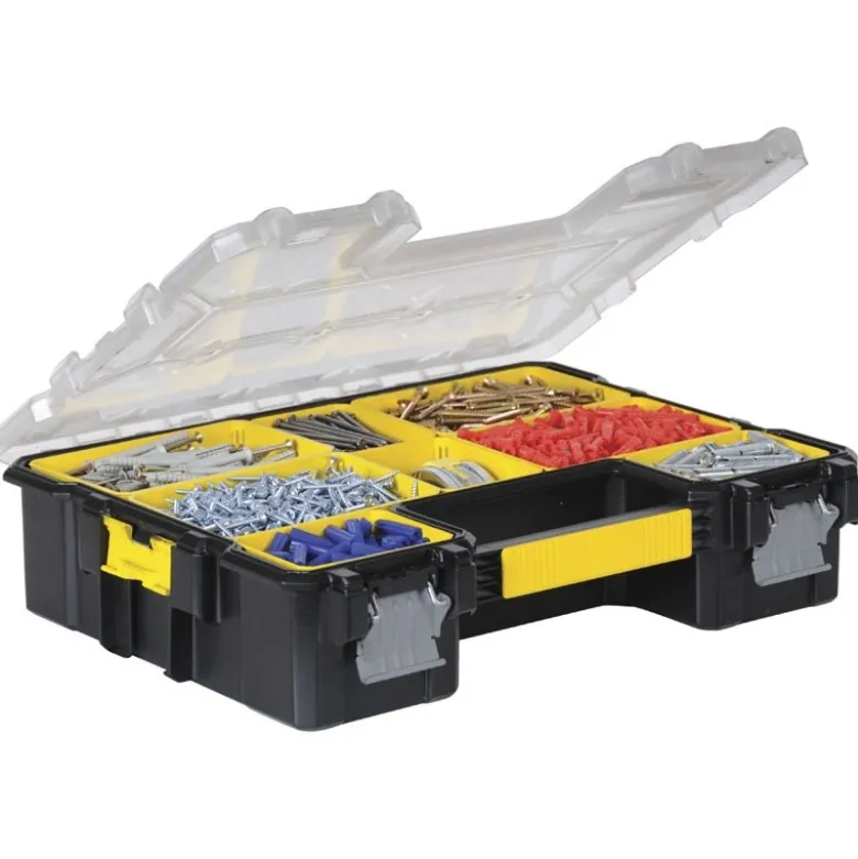 ORGANISEUR PROFONDEUR 106MM - 10 COMPARTIMENTS AMOVIBLES STANLEY FATMAX 1-97-521-GR