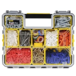 ORGANISEUR PROFONDEUR 106MM - 10 COMPARTIMENTS AMOVIBLES STANLEY FATMAX 1-97-521-GR