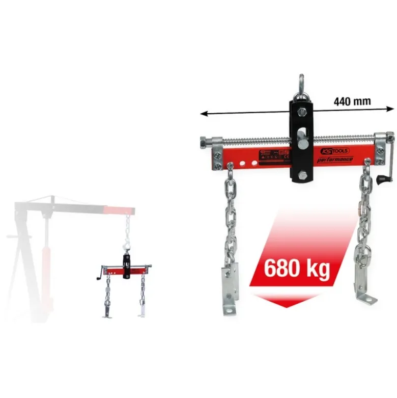 Outil de positionnement de charges Performance, 680 kg - KSTools | 160.1291