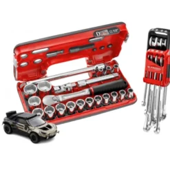 Pack édition limitée OGV GRIP (Jeu de 8 clés mixtes + coffret DBOX 1/2 21 pcs + Alpine miniature) FACOM | S.GRP-EA25