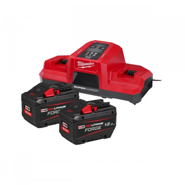 Pack NRG 18V, 12.0 AH FORGE Red Li-ion, système M18 - Milwaukee | 4933498614
