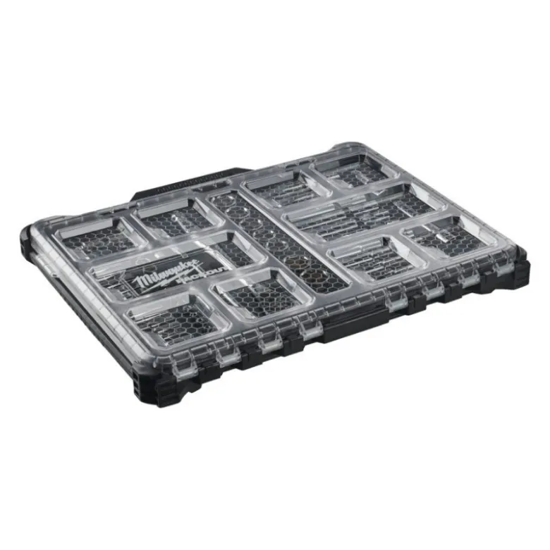 PACKOUT DOUILLES ET CLIQUETS 1/2 ET 1/4 63pcs - Milwaukee | 4932493661