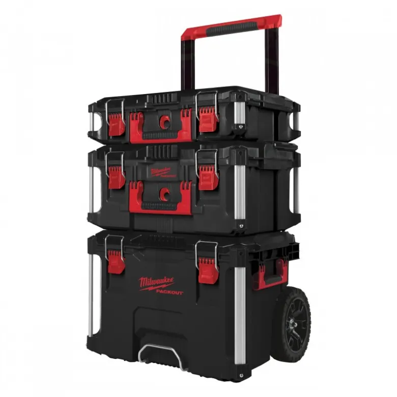 PACKOUT™ 3 PIÈCES (TROLLEY + COFFRET LARGE + COFFRET) Milwaukee | 4932464244