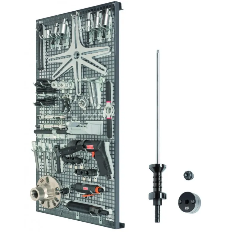 Panneau d'outils pour réparation automobile spécial transmission - 53 outils - Bahco | 1495TP-AUTO-M2