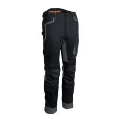 Pantalon - BARU - 60% CO/40% PES 270g/m2 + Stretch + Oxford - Noir/Citrouille - COVERGUARD | 5BRP010
