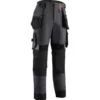 Pantalon - CRISTOBAL - RIPSTOP 60% CO/40% PES 280g/m2 Gris anthracite/Citrouille - COVERGUARD | 5CRP150