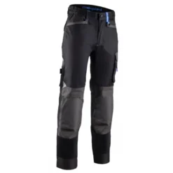 Pantalon femme - CASITA - 65% PES/32% CO/3% EA 250g/m2 + Stretch + Oxford - Noir/Bleu - COVERGUARD | 5CAP010