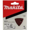 Papier à poncer triangulaire feuilles abrasives 94mm Grain 60, Qté 10 Makita | P-33261