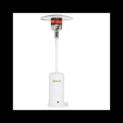 Parasol chauffant mobile au gaz propane Blanc Sovelor | Brasilia MB