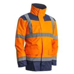 Parka 4/1 - KANATA - Parka: 300D Oxford + Veste 2/1: 300D Oxford - Orange HV/Marine - COVERGUARD | 7KANO