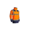 Parka - KETA - 300D Oxford 100% PES enduit PU + Matelassage 160g/m2 - Orange HV/Marine - COVERGUARD | 7KETO