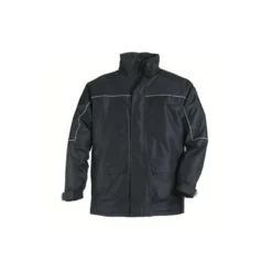 Parka - RIPSTOP - Ripstop 100% PES enduit PVC + Doublure polaire 280g/m2 - Noir - COVERGUARD | 5RIPN