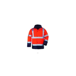 Parka 4/1 - ROADWAY - Parka: 300D Oxford + Veste 2/1: 300D Oxford - Orange HV/Marine - COVERGUARD | 7ROPO