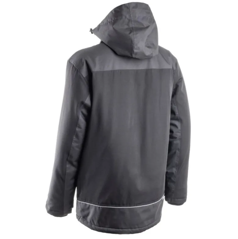 Parka - TAMIA - 94% PES/6% EA + TPU membrane + Matelassage 120g/m2 + Doublure polaire 140g/m2- Noir/Bleu - COVERGUARD | 5TAM010