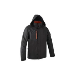 Parka - YUZU 2 - Ripstop 100% PES enduit PVC + Doublure polaire 300g/m2 - Noir/Orange - COVERGUARD | 5YUZ31R