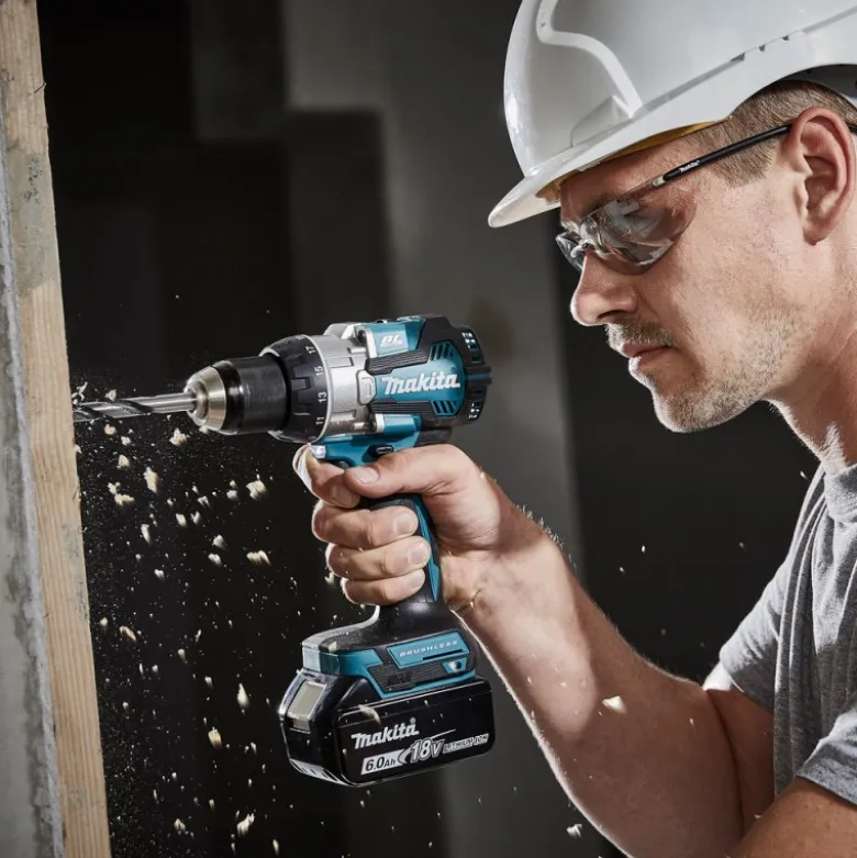 Perceuse à percussion BL 70NM 18V BL1850B x2 +DC18RC - Makita | DHP489RTJ