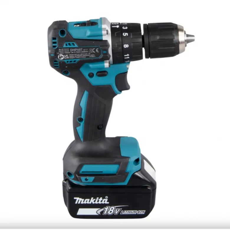 Perceuse Visseuse 40NM 18V + BL1830B x2 Makita | DHP487RFJ