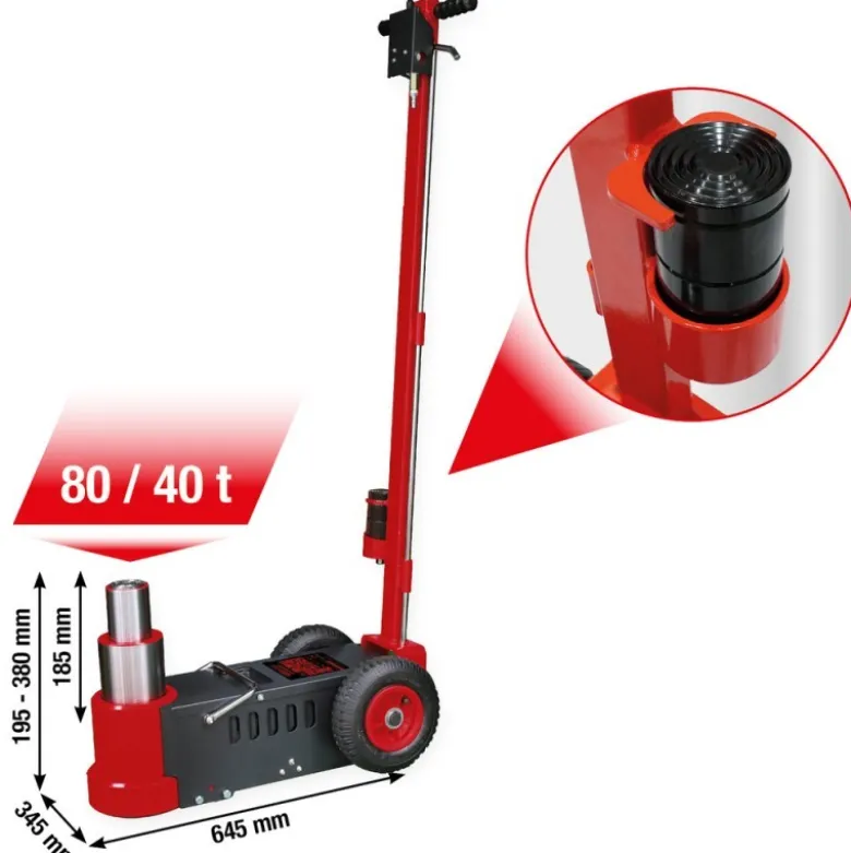 Performance Cric hydropneumatique 80 / 40 t - KSTools | 160.1090