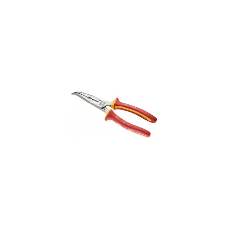 Pince demi-ronde à bec coudé à 40° - Isolée 1000 V - VDE Expert | E050410