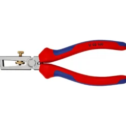 Pince à dénuder avec ressort d'ouverture, universel gaines bi-matière 160 mm KNIPEX | 11 02 160