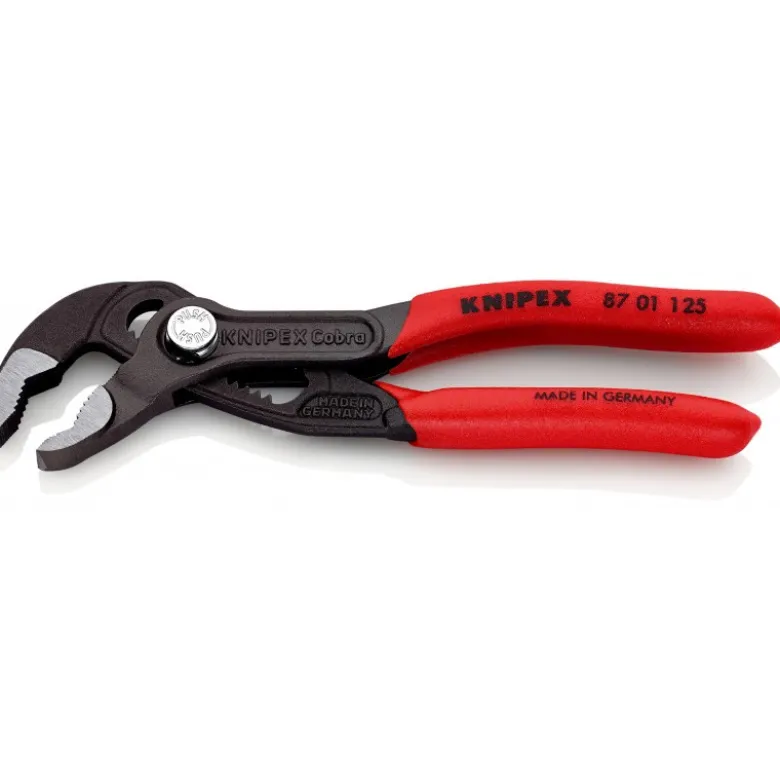 Pince multiprise Cobra® de pointe gainées en plastique antidérapant 125 mm KNIPEX | 87 01 125