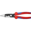 Pince noire atramentisée 200 mm pour installations électriques | Knipex