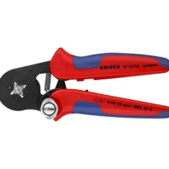 Pince à sertir auto-ajustable pour embouts de câble avec accès latéral | Knipex