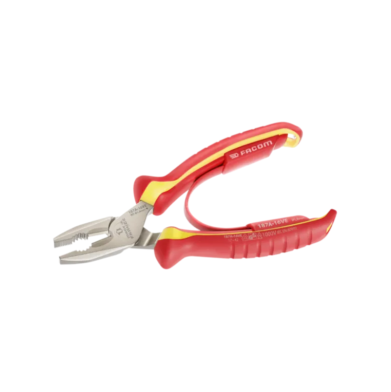 Pince universelle isolée 1000 Volts 165mm - FACOM FRANCE | 187A.16VE
