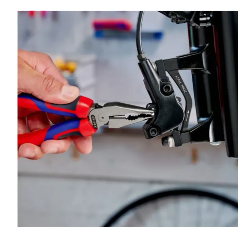 Pince universelle multifonctions 185mm avec tranchant - Tri-matière - KNIPEX | 08 22 185